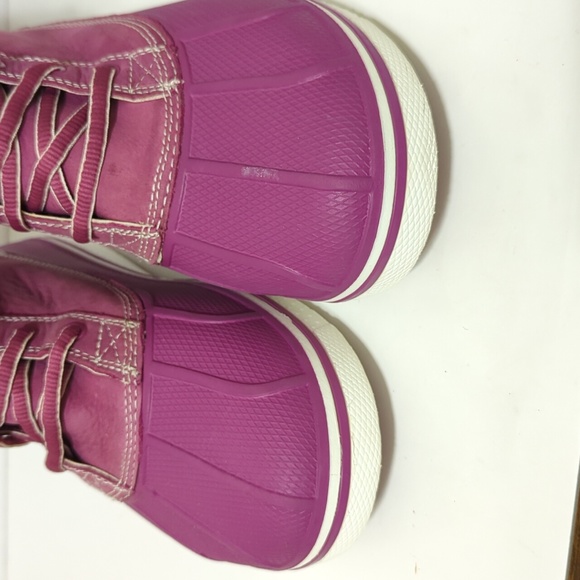 Crocs Allcast leather duck Chukka boots womans size 11 - Picture 9 of 16